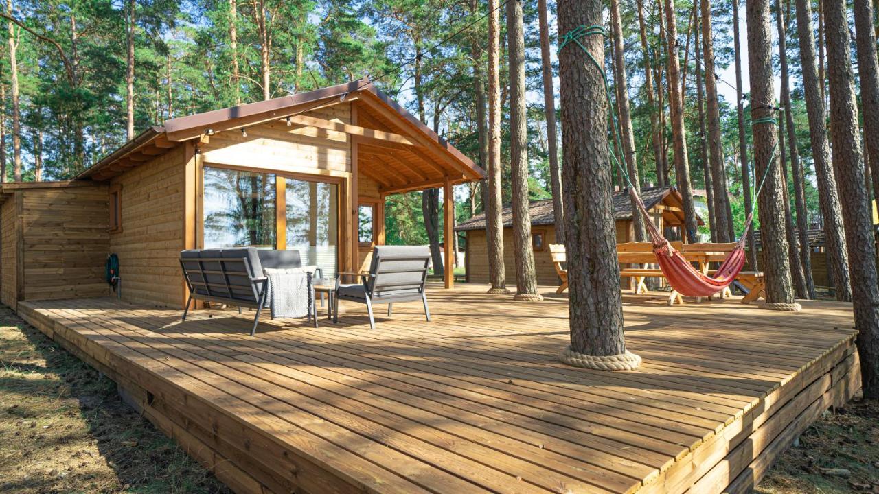 Sloneczny Domek Borsk Nr 2 I 15 - Nad Samym Jeziorem W Pierwszej Linii エクステリア 写真