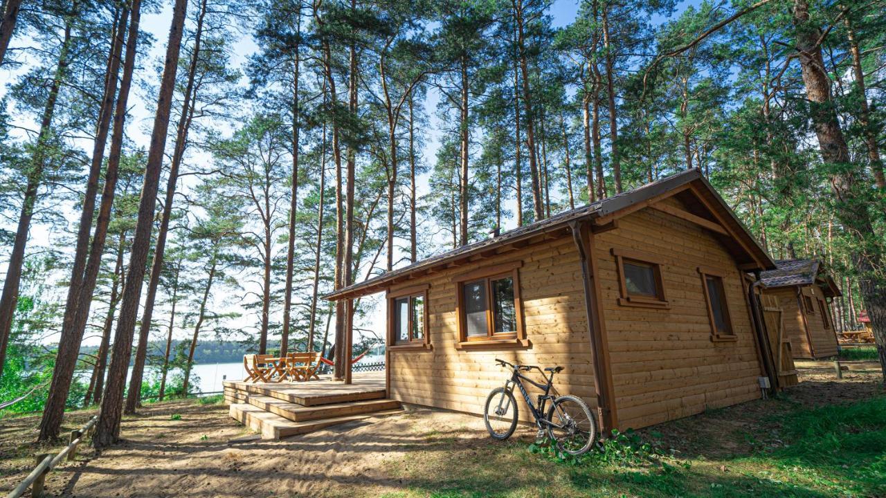 Sloneczny Domek Borsk Nr 2 I 15 - Nad Samym Jeziorem W Pierwszej Linii エクステリア 写真